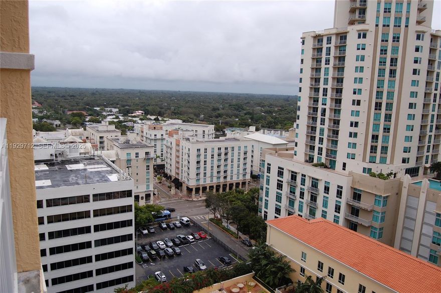 Discover the epitome of high-rise living on the 19th floor of the highly sought-after Toscano Condo, nestled in the vibrant heart of Downtown Dadeland. Sleek modern aesthetic with natural light & motorized shade in the living room. South-facing balcony, overlooking the resort-style pool below. Granite countertops, s/s appliances, W/D tower is less than two years old. A.C. unit is under two years old. Walk-in closet. Condo offers a luxury, resort-style living experience. State-of-the-art amenities, including a professionally equipped gym, a heated swimming pool, jacuzzi, and sauna. The building is meticulously maintained. One parking space. Complimentary valet parking for guests. Location provides access to premier shopping and dining, close proximity to the Metrorail station.