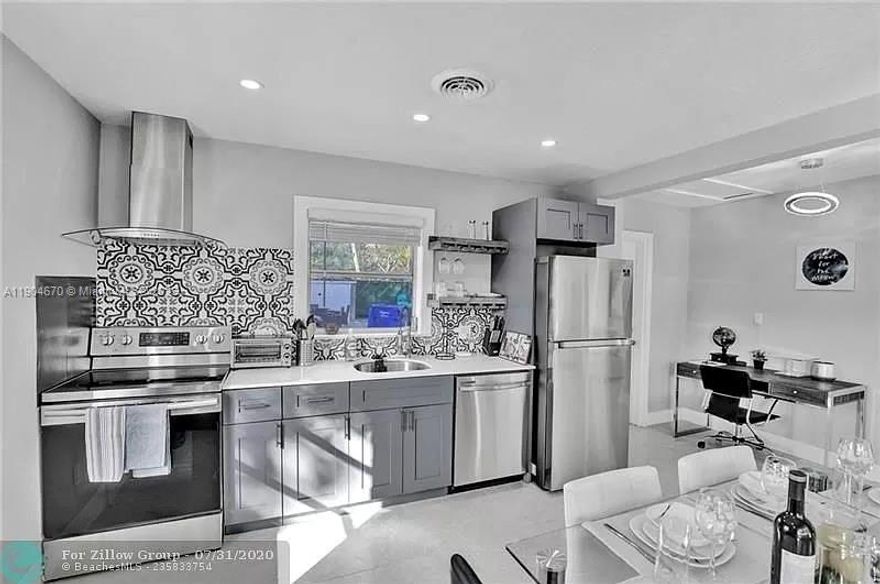 3 Beds 1 Bath 1,692 sq ft. Fully Furnished, Huge Backyard. Single Home With 2 Parking. The Property offers privacy, Very Quite and Fenced. Walking Distance to Young Circle With Lots of Entertainment restaurants, and Bars. Very Close to The Hollywood Beach, Near The Airport, Close to Major Highway's Centrally Located Very Convince. Easy to Show.