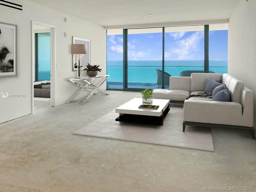 Oceana- the newest, modern tower in prestigious Bal Harbour!  Stunning Direct ocean views from every room in this large two bedroom plus den. Top of the line modern luxury kitchen and bathrooms, 10 ft ceilings, huge 10 ft deep balcony. Services include: Private elevator, 2 pools, beach service, restaurant, concierge, butler, valet, State of the art gym and spa. Stroll on the Bal Harbour beach path, Bal Harbour shops, and city of Surfside. Available for rent A10768701.