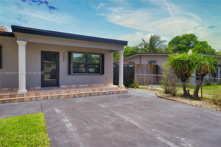 Perfect home available in the highly desirable city of Hialeah. This property features 3 bedrooms, 1 bathroom, completely remodeled with new tile floor, new kitchen, new appliances, utility room with washer/dryer, impact windows and a spacious backyard. Close to all major highways and roadways