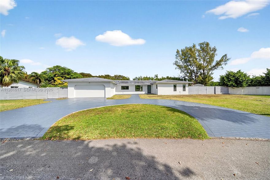 A Turn-Key Luxury Estate in Pine Meadows Estates

Opportunities like this rarely come to market. Welcome to a fully renovated 6-bedroom, 4-bathroom estate, offering privacy, scale, and resort-style living on nearly half an acre. This exceptional property combines expansive indoor living with outdoor spaces designed for entertaining and elevated everyday living.

Inside, a bright open layout features a desirable split floor plan that creates privacy and a refined sense of space throughout the home. The residence has been upgraded with impact windows, brand-new kitchen appliances, and a fully wired security camera system covering both interior and exterior areas. Two dedicated A/C systems serve each wing of the home for optimal comfort year-round.

The living areas flow seamlessly into a spectacular outdoor retreat featuring a breathtaking athletic infinity-style pool surrounded by beautifully designed entertainment areas. Enjoy gatherings under the custom pergola and outdoor kitchen while overlooking the expansive backyard with a turf playground area and a custom 12x30 storage shed.

Solar panels installed in 2021 enhance the home's efficiency, while major upgrades including two A/C units and a water heater installed in 2021 provide peace of mind.

Conveniently located near the Florida Turnpike and Palmetto Expressway. For showing instructions, please call Yessenia-786-624-1990.