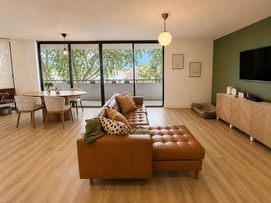 Welcome to this beautifully updated 2-bedroom, 2-bath + den residence in the heart of Aventura, where comfort, convenience, and community come together effortlessly.

This light-filled home features an open layout designed for easy living, enhanced by large windows that bring in abundant natural light throughout. The thoughtfully upgraded kitchen is equipped with stainless steel appliances and stone countertops, flowing seamlessly into the living and dining areas perfect for both everyday living and entertaining. Both bathrooms have been remodeled, and a brand-new A/C ensures year-round comfort. The versatile den offers the perfect space for a home office, playroom, or guest area.

Enjoy a lifestyle that feels both relaxed and connected. The community offers a newly resurfaced pool and pool deck, a welcoming clubhouse for gatherings and events, and the peace of mind of a gated, family-oriented environment. Surrounded by lush green spaces and mature trees, it’s a setting that feels serene while still being close to everything.


Residents benefit from marina access and a highly walkable location, just steps from Don Soffer Aventura High School and near the highly anticipated new Aventura Charter School.

The HOA includes water and cable, and with no assessments, this home offers both value and peace of mind.

A truly inviting place to call home in one of South Florida’s most desirable communities.