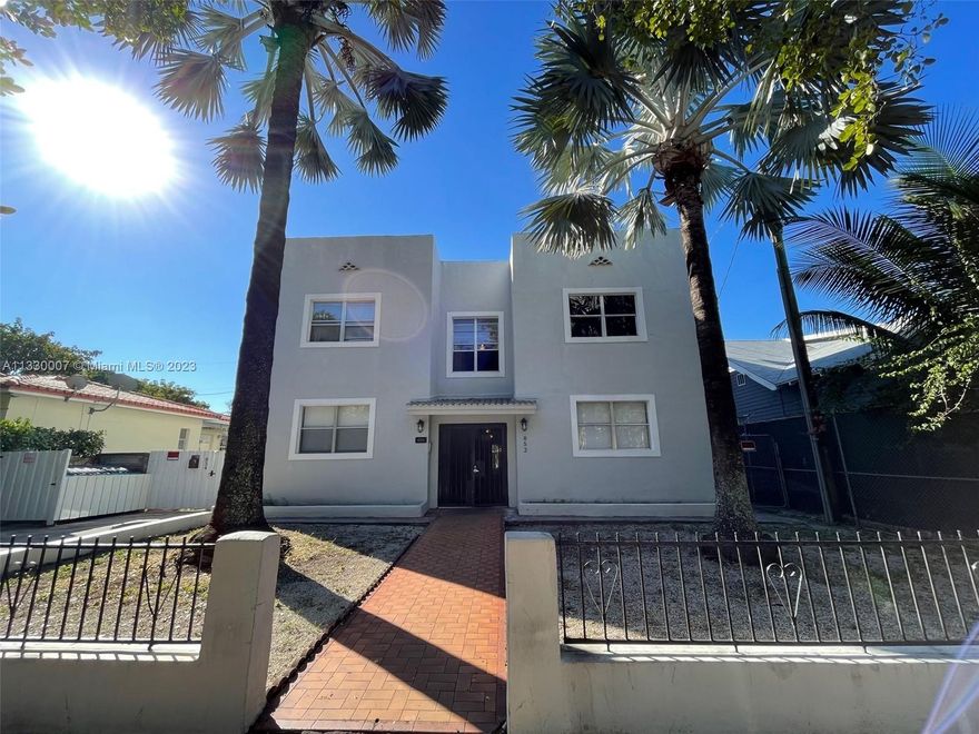 Exceptional property along the famous 13 Ave in Little Havana, where the Cuban Memorial boulevard park is located, few steps of Calle Ocho. "Old Spanish”, nine unit apartment building on a 7,800 SF lot zoned T4-R. 
Some units are remodeled, some others are not. Roof has been changed in 2021. 
Little Havana neighborhood is known for its culturally-rich and colorful lifestyle. Great investment opportunity for those looking to take advantage of the surge of growth and development in the area, few minutes from Brickell and Downtown. Rent Roll & Expenses attached.