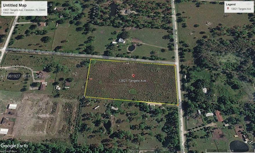 This 5-acre lot located in the growing area of Clewiston offers plenty of space to build a custom home, start an agricultural project, or secure a valuable investment opportunity. The property features water service and electricity, is fully fenced, and the street already provides access to nearby utilities, making future development convenient and accessible.
Enjoy the peaceful rural surroundings while still being just minutes from town. The location provides easy access to local amenities, schools, and major roadways, making everyday living both comfortable and practical.
Additionally, Clewiston is within a convenient driving distance of major Florida cities such as Miami, Naples, Cape Coral, and Fort Myers, offering the perfect balance between country living and access to urban amenities.