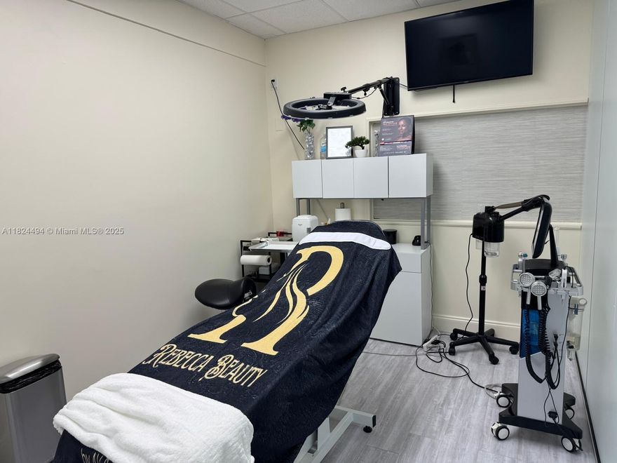 TURNKEY MED SPA IN SUNNY ISLES,MIAMI, on Collins Avenue ,Millionaire’s Row. Asset sale. Nestled in the best street mall of Sunny Isles, one of Miami’s most upscale and dynamic neighborhoods, this fully operational Medical Spa offers an incredible opportunity.Strategically positioned on the second floor of a high-traffic shopping center
Fully Equipped & Turnkey ,Ideal for E2 Visa 
Reception,6 Fully Equipped Treatment Rooms with High-End Equipment, Perfect for spa services,massage therapists, estheticians, injectors, facials, massage, waxing. Bathroom.Parking,Low Rent $6,500/month for 1,200 sq 
Buildout Investment: Approx. $99,000 
Add new services: Laser, IV Therapy, Hair Restoration, Weight Loss Programs ,Rent out treatment rooms to independent cosmetology professionals