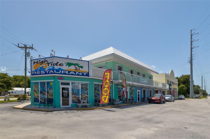 Key Largo investment opportunity.
This mixed-use income-producing property commercial property is located at mile marker 99.4 in the heart of Key Largo. With approximately 250’ of US 1 road frontage and just a few feet from the northbound traffic light, each business within the building gets valuable drive-by traffic exposure.
The fully leased property has seen minimal tenant turnover and no extended vacancies.? Since 1996 this property has maintained almost 100% occupancy.
The property has an excellent tenant mix, restaurant, financial services, retail, distillery and bar, and apartment rental.
The property consists of three parcels; the building parcel and two adjacent vacant lots provide convenience for parking.