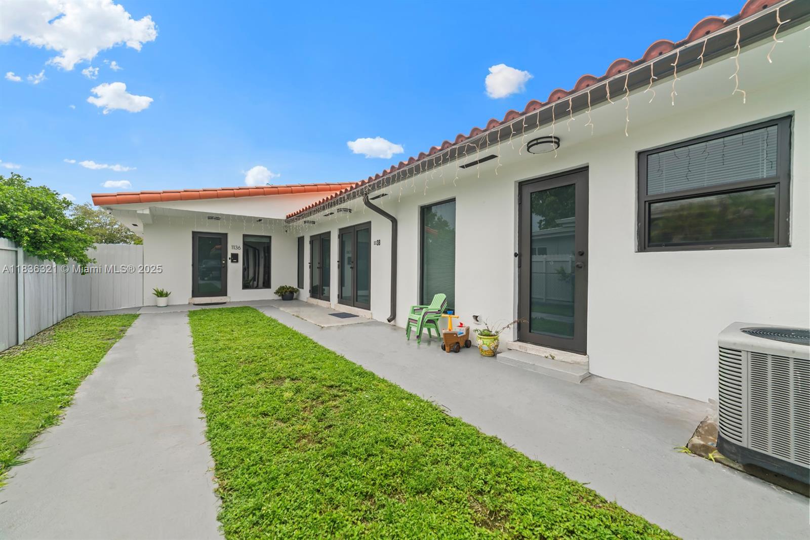 Fully renovated duplex with two 3bed / 2bath units operating as 3/2, 2/1 + efficiency. Rear 3/2 unit with screened porch, in-unit laundry, and fenced yard. Front 2/1 with terrazzo floors and granite counters + separate 1/1 efficiency. 7,600 total income
All units have updated interiors, impact windows, and separate water/electric meters.
Located minutes from the new INTER MIAMI Stadium, MIA airport, Downtown Miami, Wynwood, Coral Gables, and the beaches.
Solid tenant base. Low maintenance. High demand rental area.