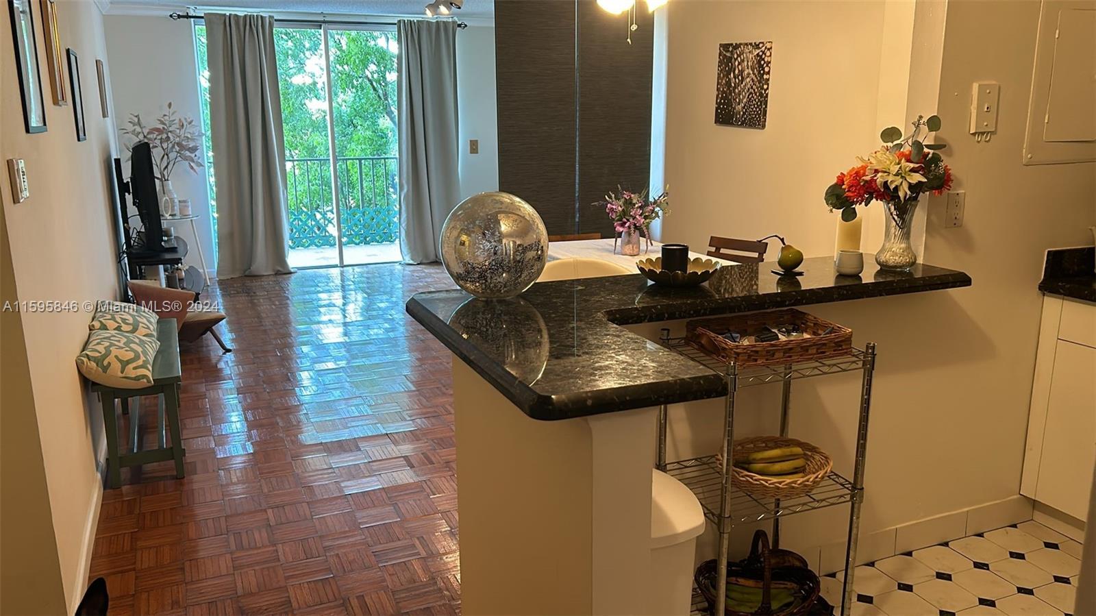 Beautifully renovated. Spacious 1 bedroom. 1 parking space. Assessment paid in full.