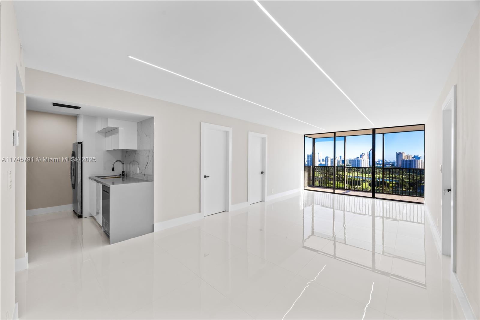 Spectacular fully remodeled 19th Floor Unit with panoramic view of the Tumberry Golf Course, intracoastal and Ocean from this luxurious 2/2. The interior has high-end finishes; sleak grey counter tops with a white back splah, stainless steal appliance , and elegant 32x32 porcelain flooring. A brand new AC, Coronado is elevating its standards with modernized elevators, remodeled lobby and hallways. Building has passed the 40-year certification, and holds over $2 million in reserves. Full service amenities, includng a fitness center, sauna, heated pool, jacuzzi, 24- hour security, Hot/cold water, internet, cable are all included. Can be rented after 1 year of ownership. Aventura florida, Location, Location, Location!!!