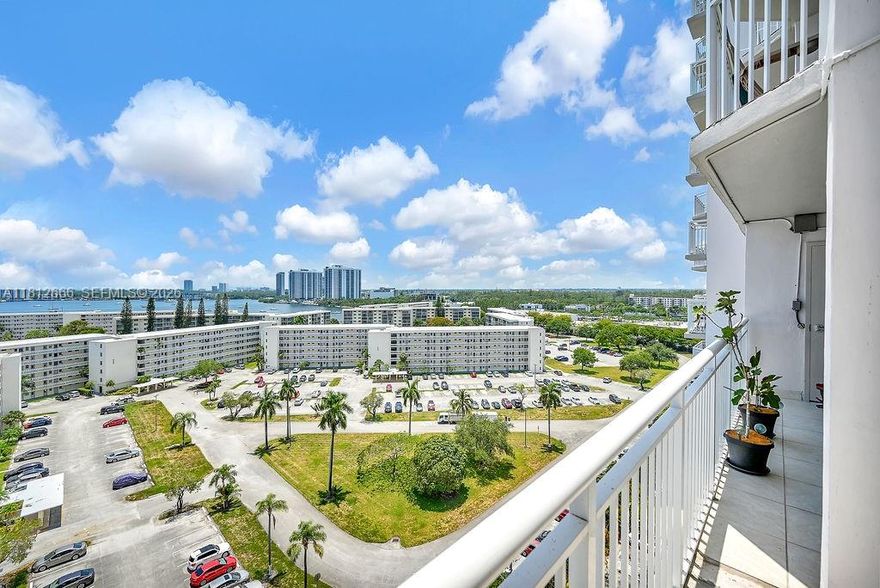 2 Bedroom + Den! Don’t miss this spacious unit at El Prado in the heart of Aventura. Features include an open kitchen, 1 assigned parking space, two balconies, and a flexible space perfect for a den or office. Full-service waterfront building with resort-style amenities: two pools, tennis court, gym, marina, BBQ area, beauty salon, mini market, and 24-hour gated security. Ideally located near Aventura Mall, beaches, top restaurants, and shopping. A great opportunity to enjoy comfort, convenience, and vibrant community living. The HOA includes water, sewer, trash, Wi-Fi, cable, and a service contract that provides unlimited maintenance and repairs for the AC, plumbing, and electrical systems.