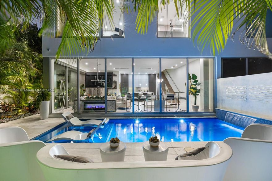 Absolutely Stunning Modern 2 level Masterpiece with an Open Floorpan, Floor to Ceiling Windows offering an abundance of natural light and views of your private pool, loggia and Lush Bali like landscaping! Features include Gorgeous Open Kitchen with Sub Zero appliances, Natural Gas Cooktop, Walk-in Pantry and custom wood soft close cabinetry. All of the Bedrooms are En Suite and Oversized, the Master has 2 large built out closets and a SPA like master Bath, both with Ocean views! The loggia features a great stone covered BBQ area and Heated Pool with a Waterfall. 2 Car Garage has custom built in cabinetry. Gas Generator for the Whole House in case of Power Outage! One block to the beach and a short stroll to the fine dining restaurants, bars and shops of the Deerfield Curve. Won’t Last!