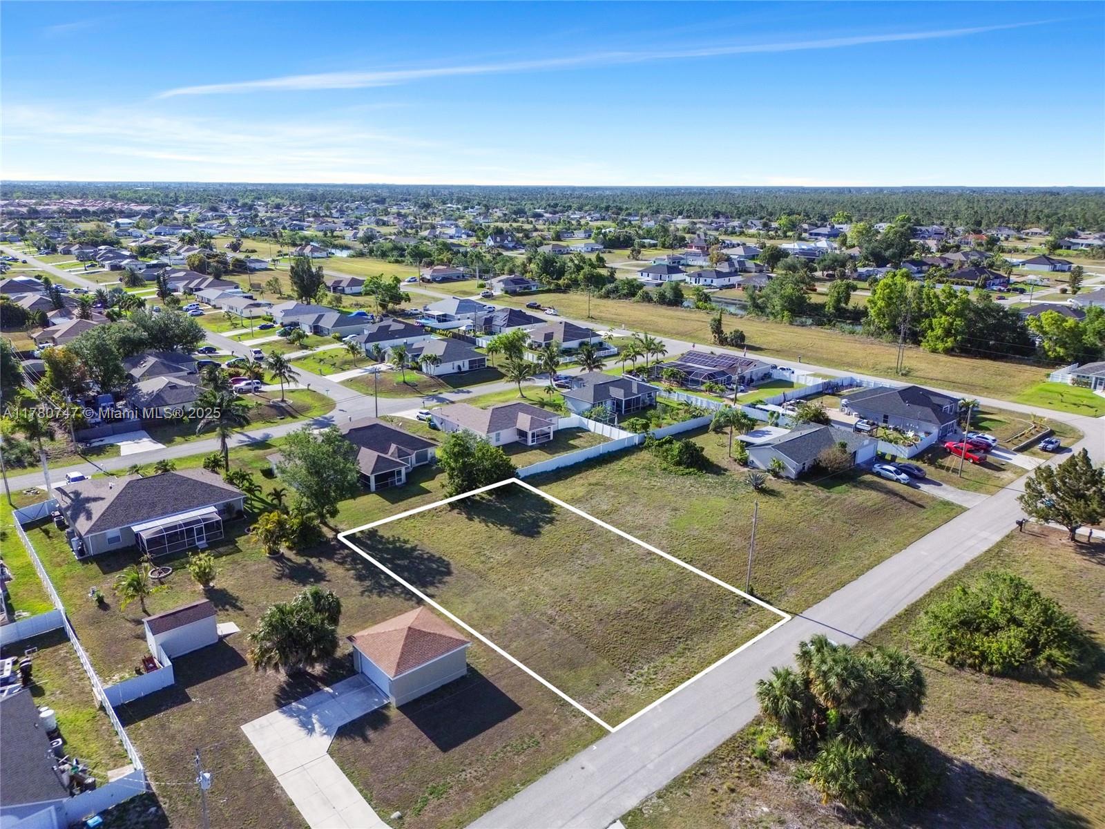 Build your dream home on this spacious vacant lot. Located in a quiet, rapidly growing neighborhood, this property offers easy access to major roads, making commuting a breeze. Enjoy proximity to top-rated schools, diverse shopping and dining options, beautiful parks, and world-class golf courses. With no HOA restrictions and surrounded by new construction, this lot presents an excellent opportunity to invest in one of Cape Coral’s most desirable areas! Lots can be sold individually or as a package of four. If all four lots are purchased together, the price is negotiable. Great opportunity for buyers looking to invest in multiple parcels!