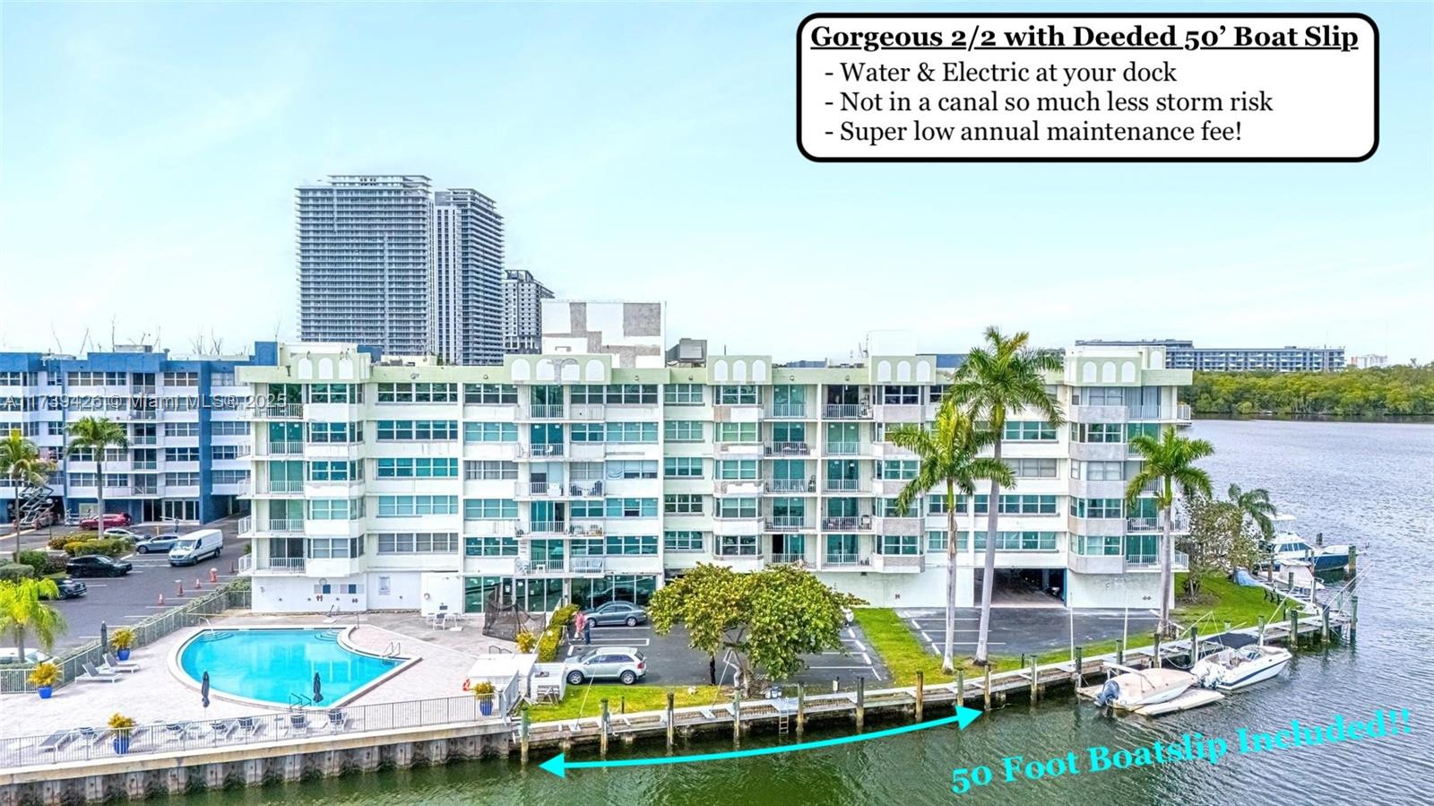 Property for Sale at 16558 Ne 26th Ave 2J, North Miami Beach, Miami-Dade County, Florida - Bedrooms: 2 
Bathrooms: 2  - $385,000