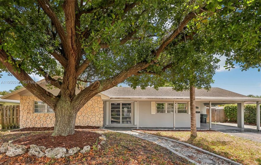 Spacious 4 bedroom, 2 bathroom home offering 2,470 square feet of living space in the heart of Boca Raton. This residence features a well planned layout designed to accommodate both everyday living and entertaining. Hardwood flooring extends through the main living areas, creating a clean and cohesive look, while the generously sized kitchen provides ample counter space, cabinetry, and functionality for cooking and gathering. The primary suite offers a comfortable retreat with room for a sitting area, while the additional bedrooms provide flexibility for family members, guests, or a home office setup.
Situated on a generous lot, the property offers plenty of outdoor space suitable for relaxation, entertaining, or future enhancements. Whether you envision outdoor dining, a play area, or additional landscaping, the yard provides versatility to suit a variety of lifestyles. The home is ideally located just minutes from top rated schools, shopping centers, and a wide selection of dining options, making daily errands and leisure activities convenient. The Atlantic coastline is approximately 3 miles away, offering easy access to beaches and coastal attractions. With quick access to I 95, commuting throughout Palm Beach County and surrounding areas is efficient and accessible. This property presents an excellent opportunity to enjoy space, location, and functionality in one of Boca Raton’s most desirable areas.