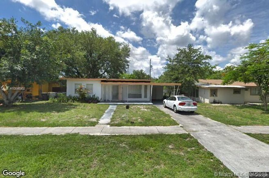 Unbelievable cozy home, with a spacious backyard that is large enough to add a pool. 2 bedroom 1 bathroom plus Florida room. The potential and the possibilities of this home is endless. This home can easily be converted to a 3-2. This home needs TLC.First time home buyers and cash buyers dream come true. This opportunity won't last, act fast before it disappears!