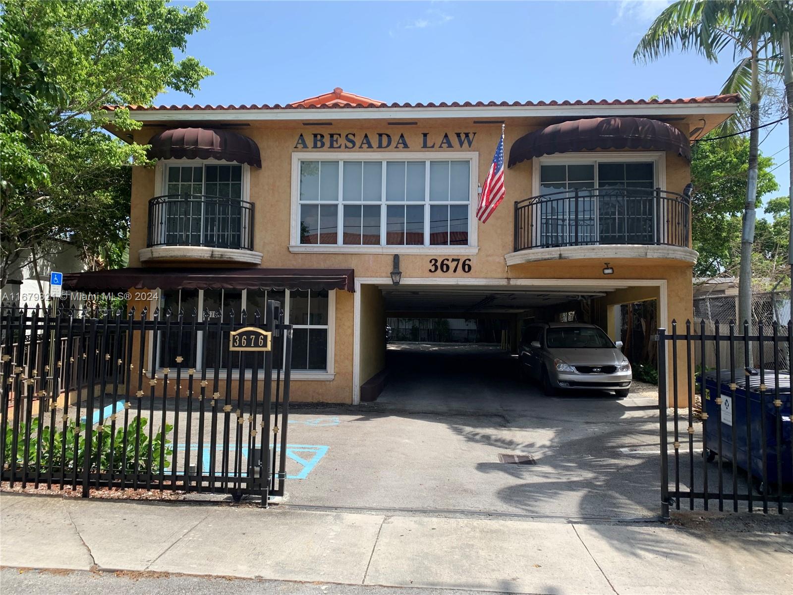 Three beautiful executive offices for the price of one(12'x10')each with ample cabinets plus large conference room. Two covered assigned parking spaces in a centrally located Miami office building, elegant and impeccably clean. Huge kitchen area and three very clean bathrooms. Please text listing agent for showing instructions. Office furnished or unfurnished.
