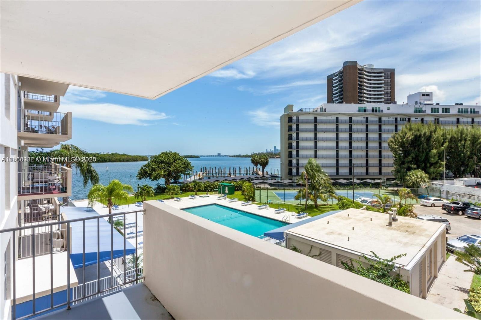 Your Miami retreat awaits! This bright studio at Clipper Condo is perfectly located east of Biscayne Blvd in the heart of the Upper Eastside. The home features a full kitchen, generous storage with two closets, and space for both living and sleeping. Step out to your private balcony for breathtaking views of Biscayne Bay and downtown Miami. With a bayfront pool, secure entry, on-site laundry, and assigned parking, this is an unbeatable opportunity at the best price in MiMo.
