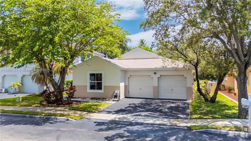 Back on the market! Buyer’s financing fell through, giving you a second chance to own this beautiful home.
Best value in West Pembroke Pines! Price just reduced. This 3-bed, 2-bath Chapel Trail home is a rare find in an A-rated school district. Bright open layout with laminate floors, plus a flex space created from one side of the 2-car garage, while still keeping garage parking. Updated kitchen with granite countertops and newer appliances, spacious primary suite with a walk-in closet, and a large fenced backyard with no rear neighbors. AC 2019, low HOA with cable and internet, and resort-style amenities. Motivated sellers. Don’t miss this opportunity!