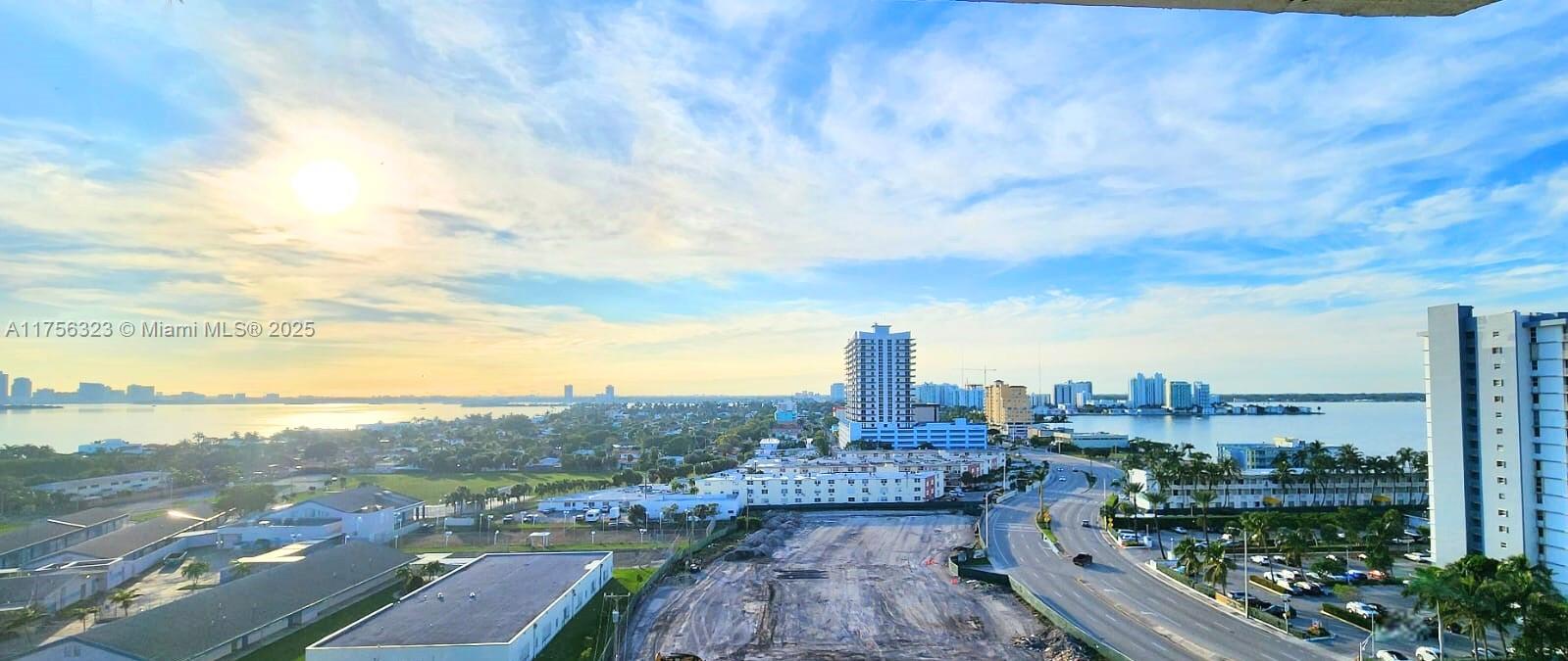 True Florida living on the 14th floor of The Grandview Palace. Fully renovated 3BR/3BA condo has breathtaking sunsets over Biscayne Bay and a dazzling cityscape at dusk. Full-size kitchen with sleek quartz counters and ss appliances invites culinary adventures. Relax on one of your three private balconies with views accessible from all bedrooms and living areas. Automatic light-filtering and blackout shades throughout. Convenience of three parking spaces, in-unit laundry, and resort-style amenities: pool, gym, store, restaurants, marina, and on-site management office. Marina accommodates up to 100 feet, and no fixed bridges to ocean. You're minutes from Miami Beach, Midtown, Wynwood, and Aventura, all while several new developments are reshaping this neighborhood into a chic destination.