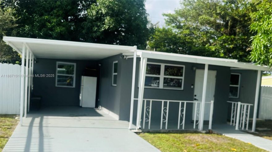 Beautiful and well-maintained 3-bedroom, 2-bathroom home located in the heart of Opa Locka. This property offers convenient access to I-95, shopping centers, and excellent public and private schools—ideal for families, first-time buyers, or investors. Features include a cozy living room, versatile den/Florida room, and a functional layout with plenty of natural light. Enjoy a spacious fenced backyard with mature mango trees, a welcoming front yard, and a covered carport for convenient parking. This home offers comfort, privacy, and a great location—an excellent opportunity in one of Opa Locka’s most desirable areas.