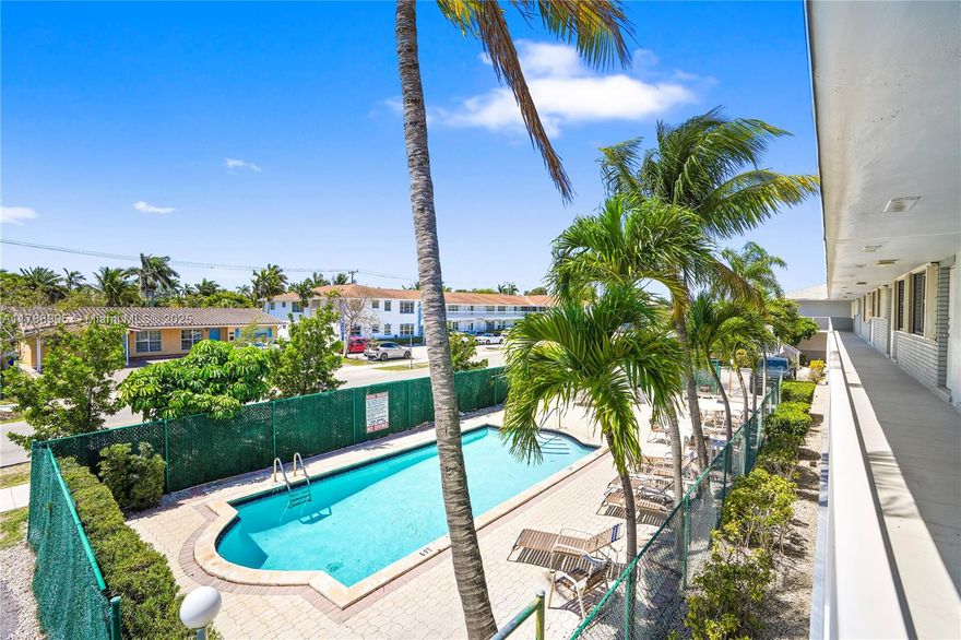 Looking for a rented unit that you can keep long term or move into when the lease expires?  Look no further. Unit currently rented at $2,100 per month with tenant covering utilities.  Roof was completely replaced in 2023.  Owner has never lived in the unit.  Building features common pool and common laundry.

The unit is conveniently located close to many restaurants, shopping areas, US 1, and just minutes away from Lauderdale-By-The-Sea beach area.  Tenant loves living in the area and would like to stay long term.  Current lease expires 2/28/2026.

2025 HOA fee is $650 per month.  There was a special assessment for the insurance and roof for $130.20 and the owner believes it is effective until end of 2026, please confirm with the association at time of due diligence.