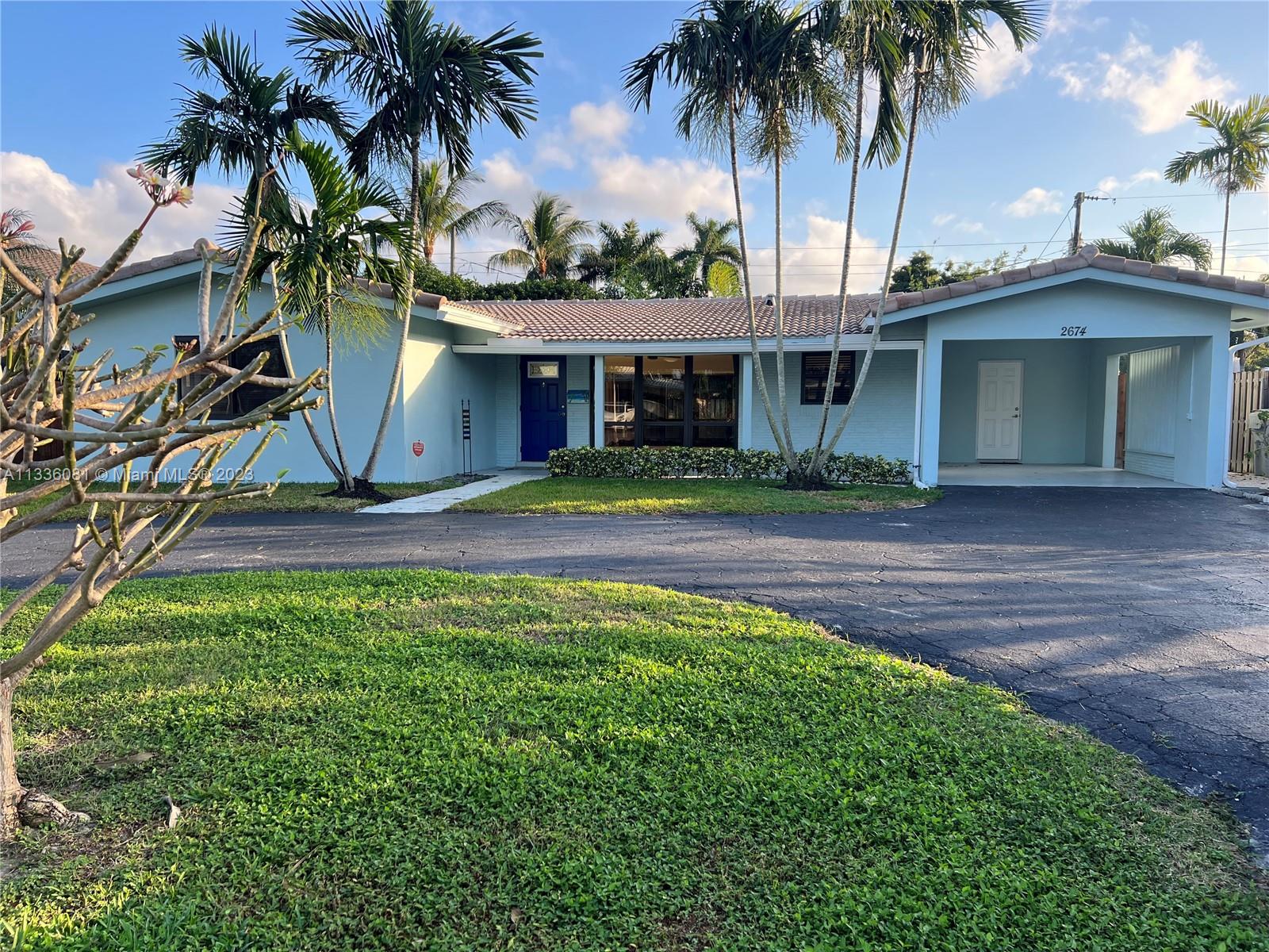 This jewel is located in Harbor Village, completely remodeled, open space and natural light bring in a perfect ambiance to enjoy Florida living. 2 bedrooms with walk-in-closets and carpets, tile throughout the rest of the home, granite counter tops, custom build cabinets, high impact windows and doors, high efficiency Air Conditioner can control temperature in each room separately, separate laundry area with brand new washer & dryer and extra storage. Completely fenced, new pavers are in the process of being installed in the back yard, automatic sprinklers system. Landlord will pay for landscape maintenance and outside window washing. ANNUAL LEASE ONLY
