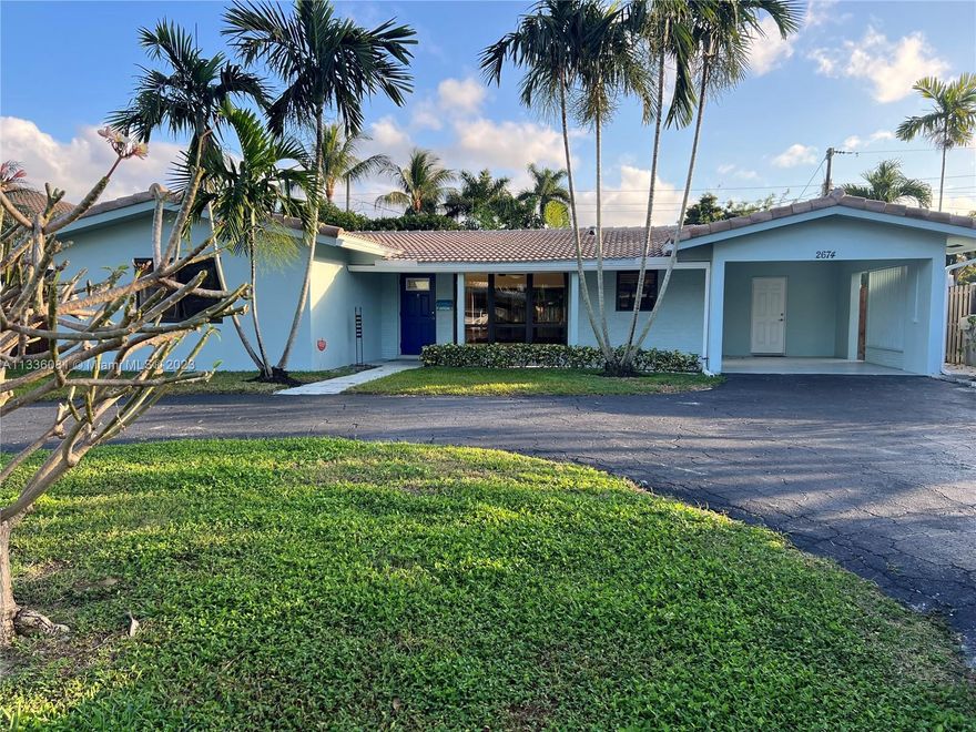 This jewel is located in Harbor Village, completely remodeled, open space and natural light bring in a perfect ambiance to enjoy Florida living. 2 bedrooms with walk-in-closets and carpets, tile throughout the rest of the home, granite counter tops, custom build cabinets, high impact windows and doors, high efficiency Air Conditioner can control temperature in each room separately, separate laundry area with brand new washer & dryer and extra storage. Completely fenced, new pavers are in the process of being installed in the back yard, automatic sprinklers system. Landlord will pay for landscape maintenance and outside window washing. ANNUAL LEASE ONLY