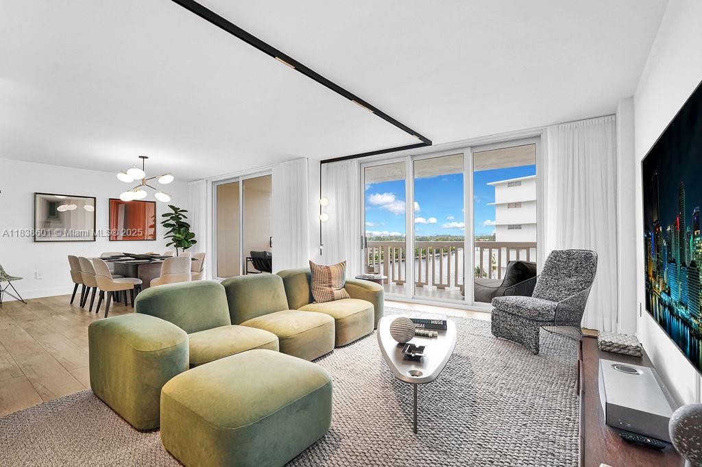 Luxurious, Newly Renovated Condo in Bay Harbor Islands
Welcome to 9111 E Bay Harbor Dr—an exceptional 3-bedroom, 2-bathroom residence offering 2,428 sq. ft. of beautifully renovated living space. This rare opportunity features high-end modern finishes, abundant natural light, expansive water and city views, and custom oversized closets.
Located in a prime A+ location, just steps from houses of worship, the world-class shops and restaurants of Bal Harbour, pristine beaches, and the top-rated Ruth K. Broad Bay Harbor K-8 Center.
