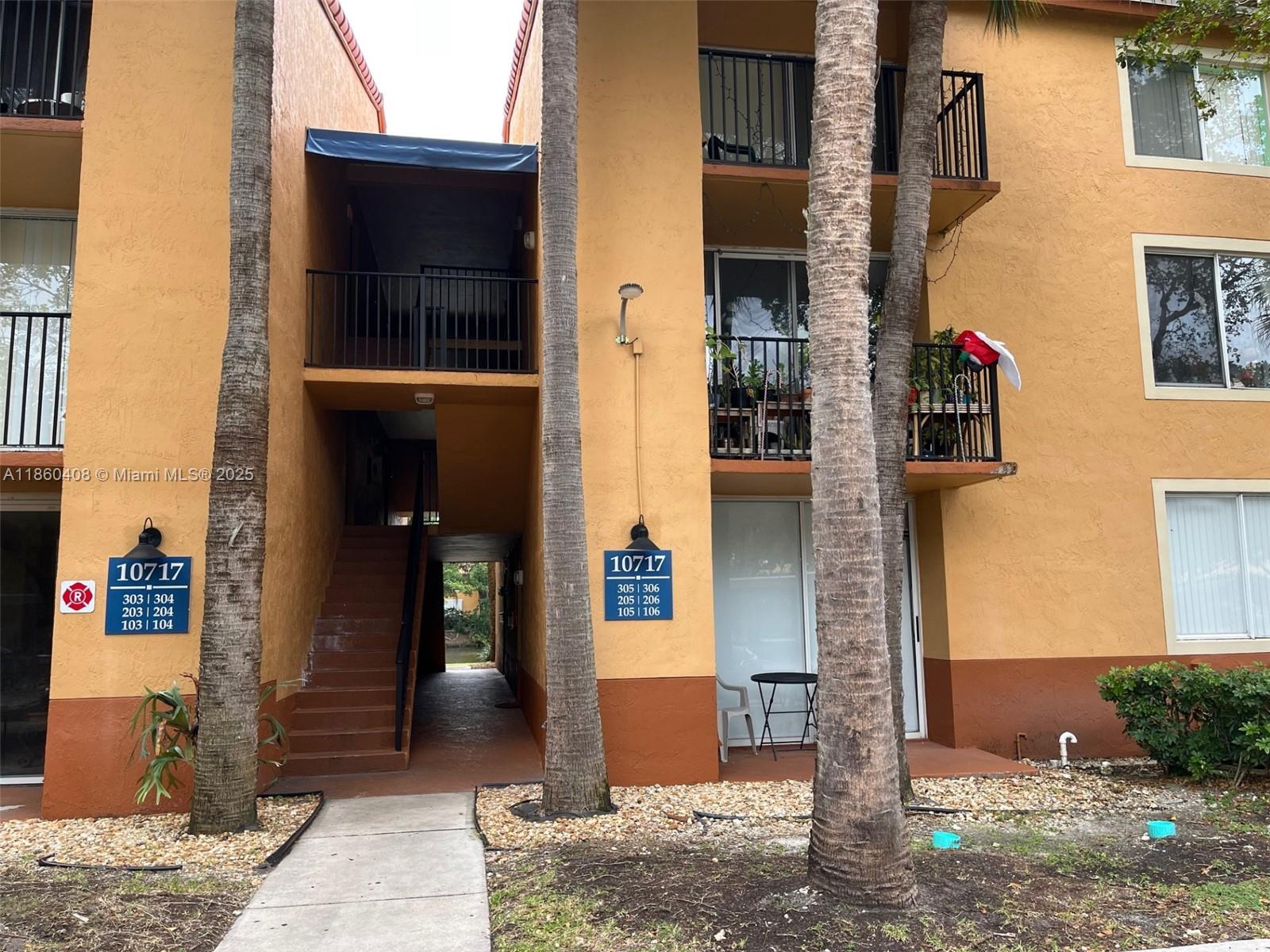 Lakes of Jacaranda, centrally located in Plantation FL, a popular community, featuring 2 resort style pools, tennis courts, barbeque plus picnic pavilion, health and fitness center, car care center and more. Close to the Sawgrass shopping mall, Las Olas Blvd, the Ft. Lauderdale International Airport, major highways, beaches, and entertainment such as the “Hard Rock Hotel & Casino”. This 1 bedroom, 1 bath condo features open balcony facing the lake, washer/dryer in unit; tiled throughout; two closets in master bedroom; remodeled shower; granite countertop in kitchen + new fridge. Pet friendly with restrictions. No rental restrictions, perfect for investors. Low HOA & 2025 budget has plenty of reserves. Buyers and agents are responsible for verifying all measurements and property details.