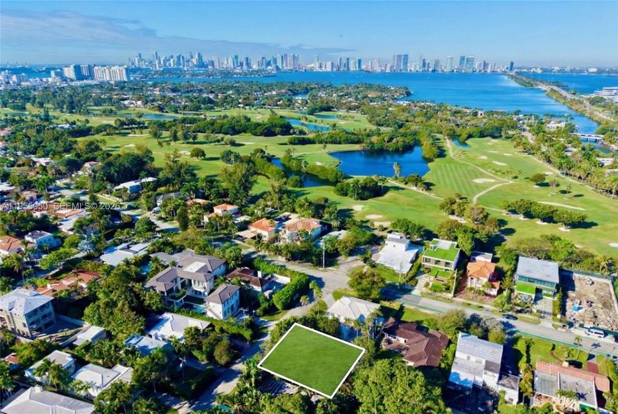 Spectacular opportunity to build a bespoke 3,075 SF residence on an expansive 82’ x 75’ vacant lot, ideally situated just blocks from the beach, the Faena District, Scott Rakow Youth Center, the newly completed state-of-the-art Bayshore Park, and nearby synagogues. Tucked away on one of Mid-Beach’s most tranquil side streets, the property is framed by mature trees, offering a rare sense of privacy and serenity. Centrally located, the site is just 15 minutes from Downtown Miami, Miami International Airport, and Bal Harbour, combining peaceful residential living with exceptional connectivity.