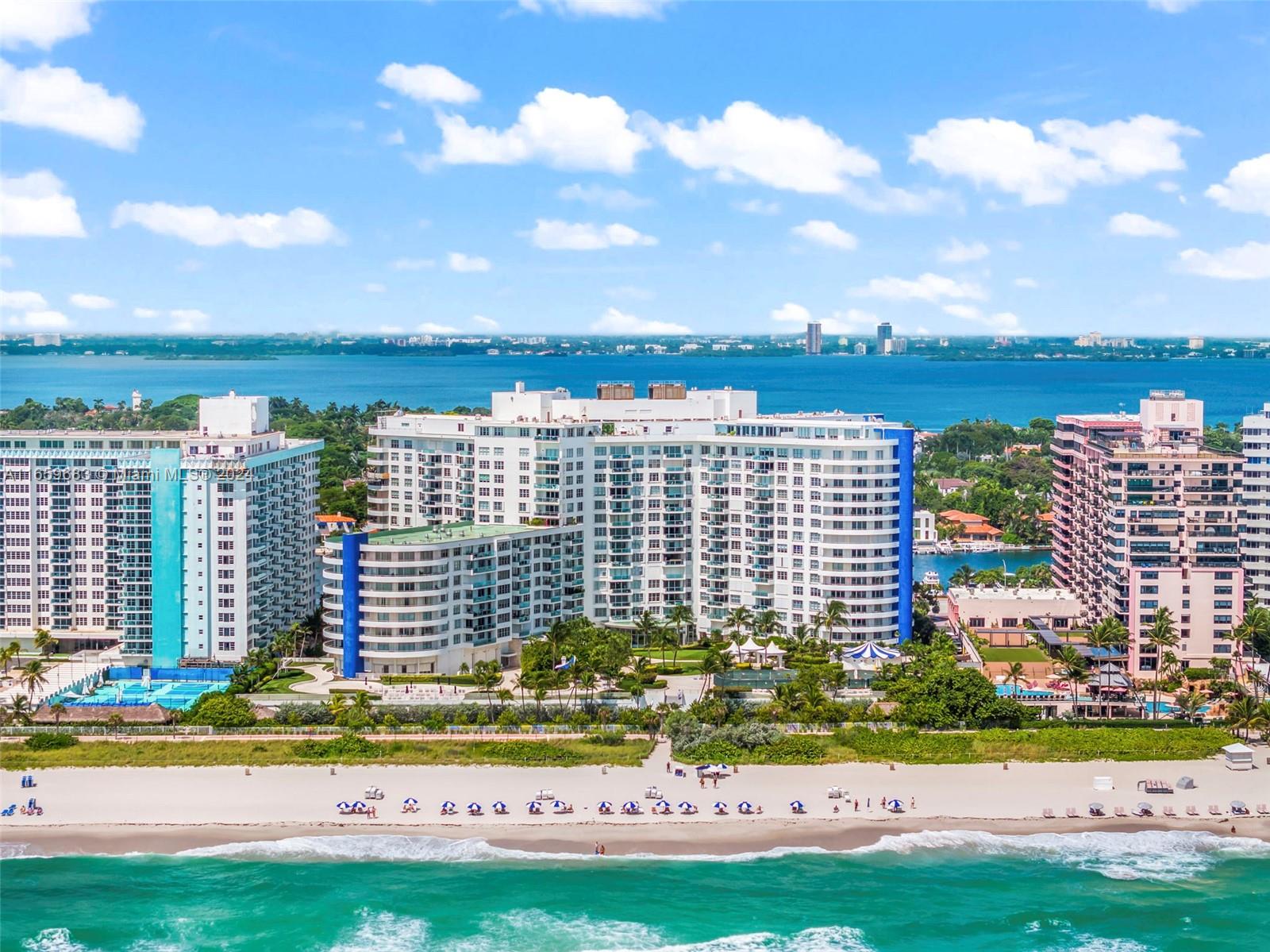 2 Bed + Den, 2 Bath redone 1350 sf in Miami Beach. Unit 730 on millionaire row offers new floors and appliances with southern views. Balcony access from both living room and bedroom unit 730 is an an oceanfront building with beach access.