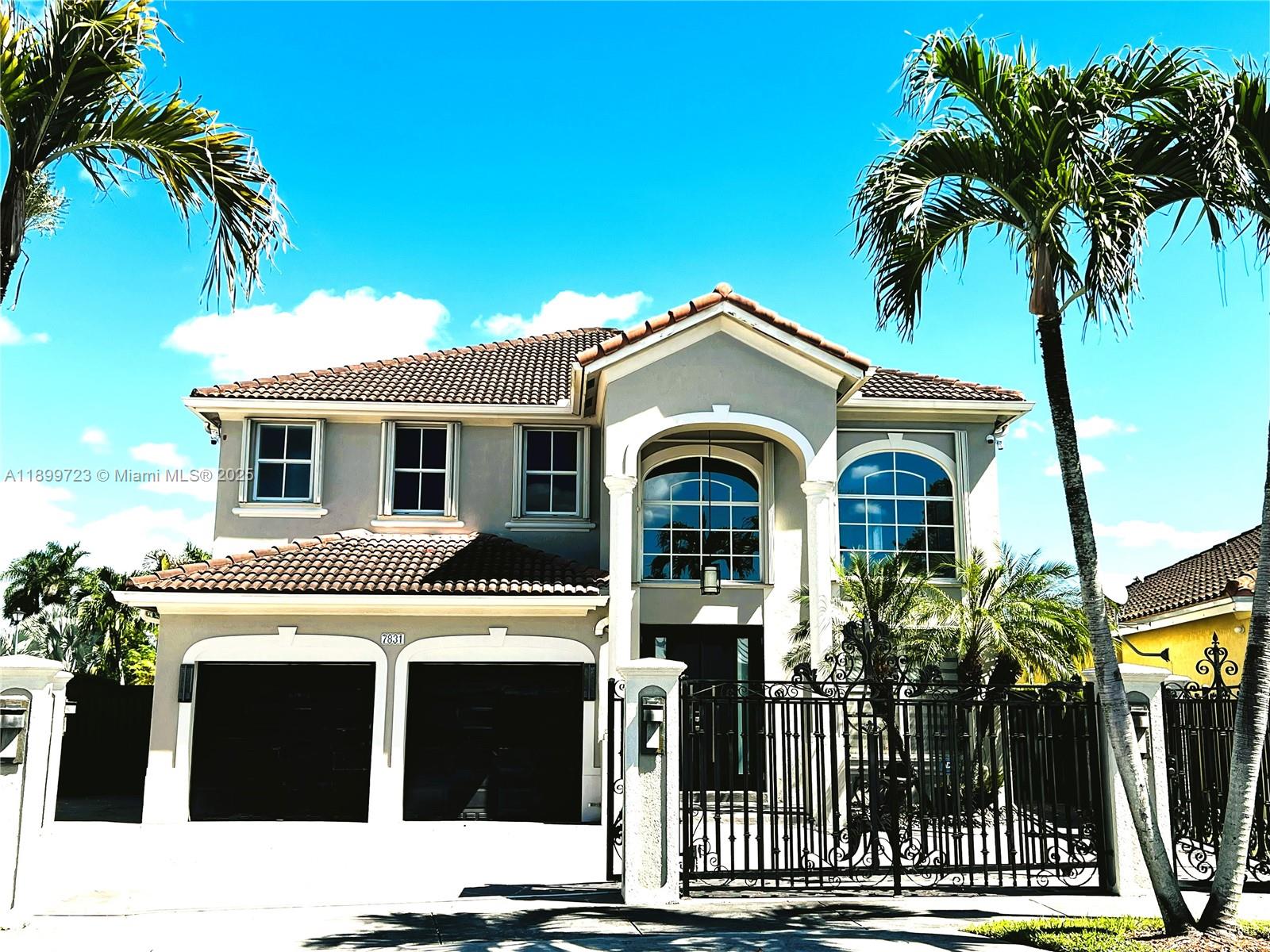 Step into luxury with this beautifully remodeled home that perfectly balances modern elegance and timeless comfort. Every detail has been thoughtfully designed, from the open-concept layout to the high-end finishes throughout.The expansive living area welcomes you with soaring ceilings, recessed lighting, and large picture windows that flood the space with natural light. The gourmet kitchen is a true showpiece, featuring granite countertops, custom cabinetry, a spacious center island, and top-of-the-line stainless steel appliances.  
Step outside to your backyard oasis—an entertainer’s dream. Enjoy the sparkling pool surrounded by lush landscaping, and plenty of space for lounging in the sun or hosting unforgettable gatherings.