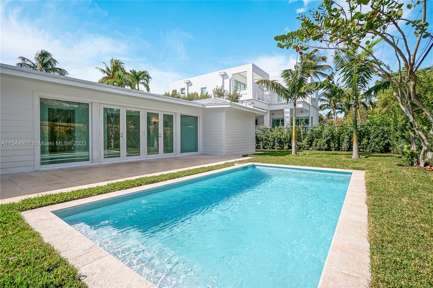 Key Biscayne Island charm transcends throughout this 4 Bedroom/ 3 Bathroom residence. Totally REMODELED! From enjoying the south-facing front porch to refreshing in the NEW POOL in the backyard, the outdoor ambiance captures the tranquility of island life. Light-filled family and living room, split bedroom plan, custom closets, smart A/C controls, galley kitchen with quartz countertop & stainless steel appliances. Impact windows, all NEW ROOF & tankless water heater are among additional features for best protection and functionality. Near parks, down the street from A rated public school and close to Community Center w/ extensive children’s & adult programs, beaches and parks with many recreational sports. Ideal family home. Rental renewal possible to enjoy a long-term residence.