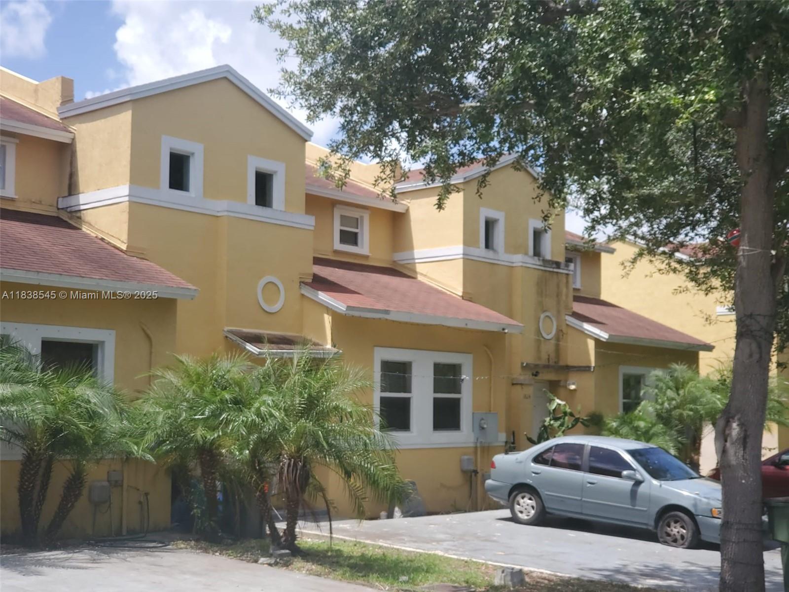 Investor Alert! Rented Two Story Townhouse with 3 Bed 2 Bathrooms in Homestead, FL. This unit was built in 2005 and has 1358 square feet of living area. Tile Downstairs in the Living Areas & Kitchen with Carpet in the Upstairs areas. This home has a Gated Backyard with grassy area & room for the tenants to barbeque. The property has NO Association Approval required for buyers or tenants. The $35 per month maintenance fee is one of the lowest in the area! This property is already Rented at a market rent of $2,600. Perfect opportunity for Investors who want immediate rental income. Do not knock on door or disturb the tenants. This is a lot and block townhome that has impact windows installed.