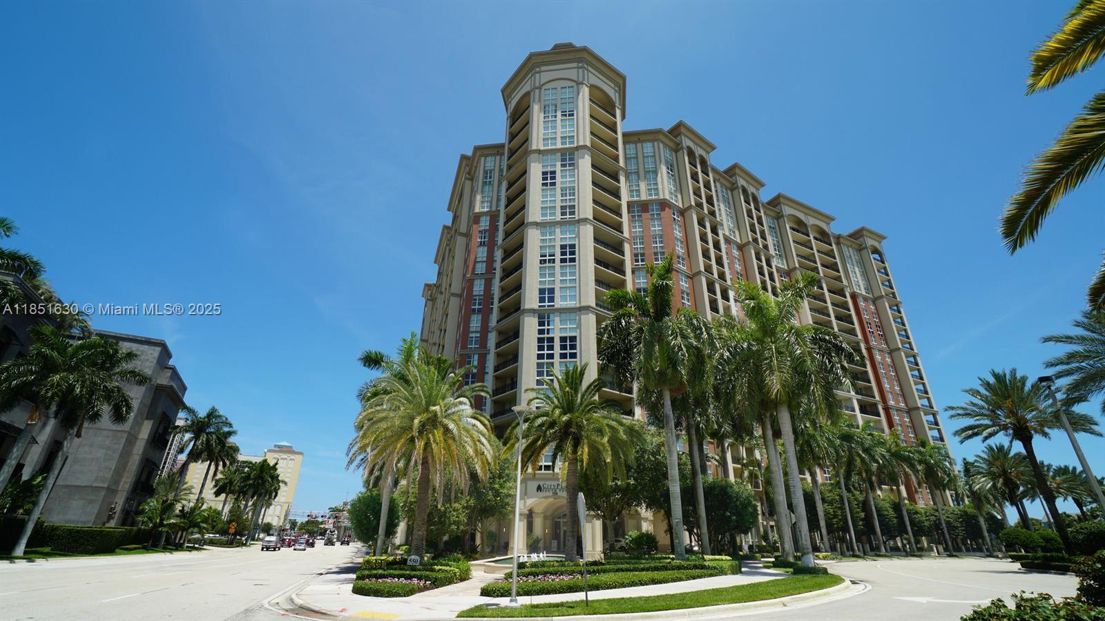 Perfect downtown location with high walkability! This unit offers stunning city views and includes garage parking in space 613. Features 10' ceilings, floor-to-ceiling impact windows in the master bedroom, stainless steel appliances, and granite countertops. Enjoy concierge service, valet parking, and incredible amenities like a sauna, billiards, library, clubhouse with a newly renovated pool, kitchen and bar area, TV, state-of-the-art fitness center, and more. Priced to rent quickly, available 9-15-25.