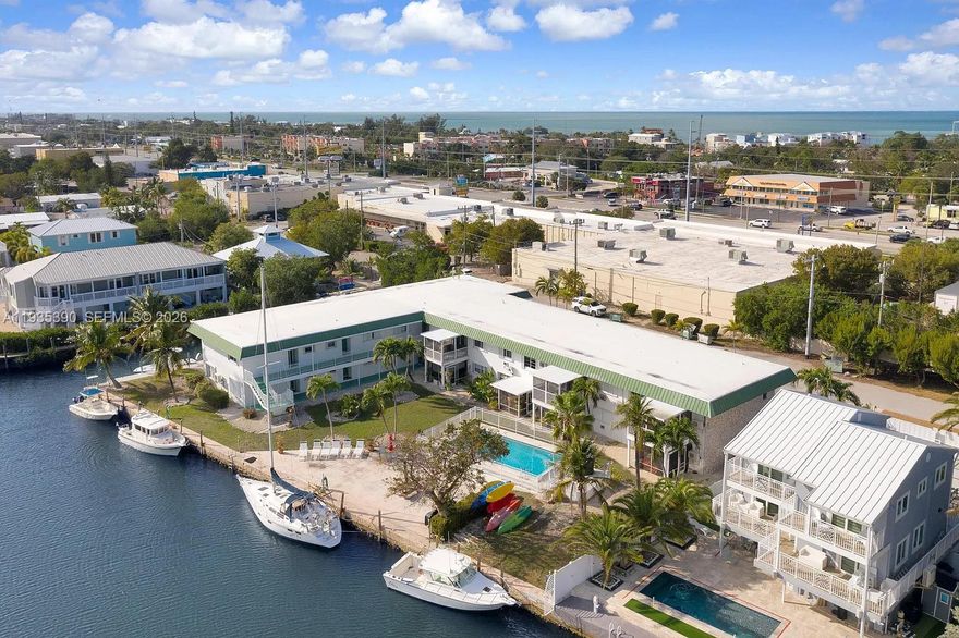 Turnkey island getaway in the heart of Marathon! This charming 1-bedroom, 1-bath home at 5301 Ocean Terrace comes fully furnished and ready for immediate enjoyment. HOA redid all the piping throughout the building, HOA includes pool usage and Boat slips of 28ft. Come see this unit today!