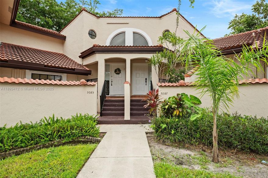 Step into this cozy home perfectly located in the heart of Plantation!
Featuring 2 bedrooms each with its own private bathroom, plus a convenient guest bath downstairs. Enjoy contemporary floors that create an open, spacious feel, a bright breakfast area, kitchen with granite countertops, wooden cabinets, and stainless-steel appliances. Full-size washer and dryer inside the unit, open balcony off the master suite, screened patio, plus storage.  Located in a gated community with a beautiful pool area, just minutes from fine dining, shopping, and more.  Call today — this one won’t last!