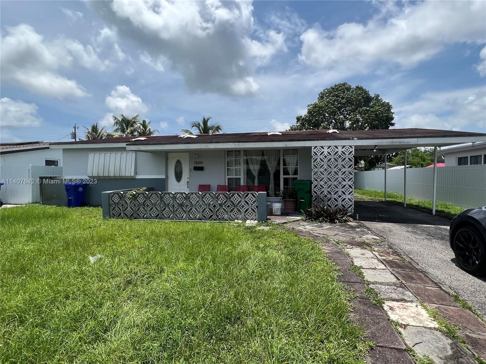 Property for Sale at 7680 W Shalimar St St, Miramar, Broward County, Florida - Bedrooms: 2 
Bathrooms: 1  - $295,000