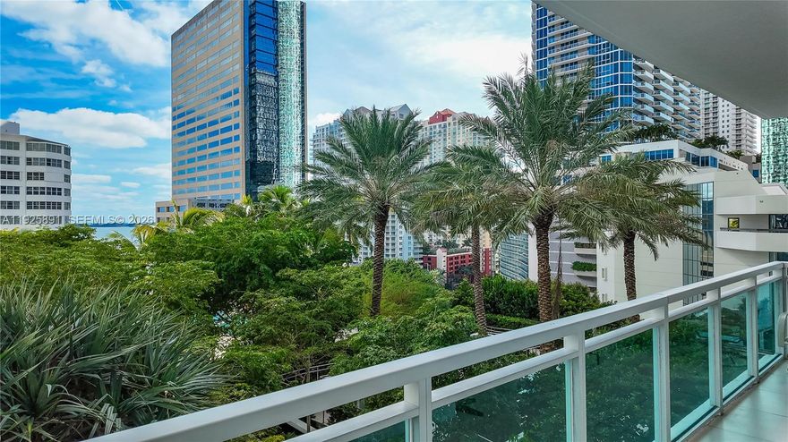 Live Limitlessly in this delightful 12th floor unit at Plaza Brickell overlooking the Brickell city scape & Biscayne Bay. This classic 2 bedroom layout is perfect for first-time buyers looking for an affordable spot in the heart of Brickell. The kitchen has a pantry & peninsula breakfast-bar that continues into the main living space. A perfectly carved out area gives you space to entertain w/ wining & dining in mind. The East-facing balcony gives you the best of both worlds: breathtaking sunrises and the dazzling lights of Brickell city living. Plus, you're just an elevator ride away from all the action: get your exercise in by the bay just across the street or visit one of the hundreds of restaurants within walking distance in Brickell & Downtown.
