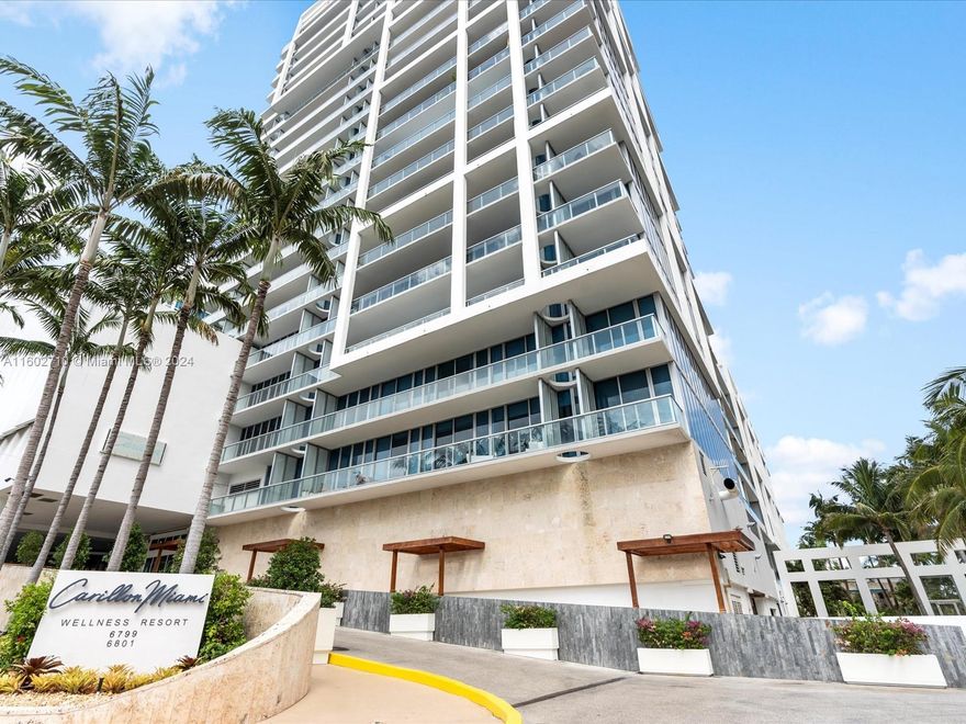 Tastefully upgraded and beautifully combined units into the perfect unique spacious residence of 2355sf offering 3 bed + Den/kids room & 3.5 bath, 4 terraces in South Tower of Carillon Miami Wellness Resort, a premier oceanfront property. Enjoy beautiful sunrise, ocean & City views from a detailed, very unique beautifully redesigned home to offer a large living & dining area, the master bedroom and 2nd bedroom with direct ocean with balconies and the 3er bedroom west facing with its own balcony. Amenities offer many classes daily , 24 hours fitness center, spa, beauty salon, 4 pools, concierge, restaurant, bar, 24-hour security, valet, wellness staff, and full  beach service just steps from your unit. Enjoy the lifestyle of luxury in a community that values wellness and safety. A must see!