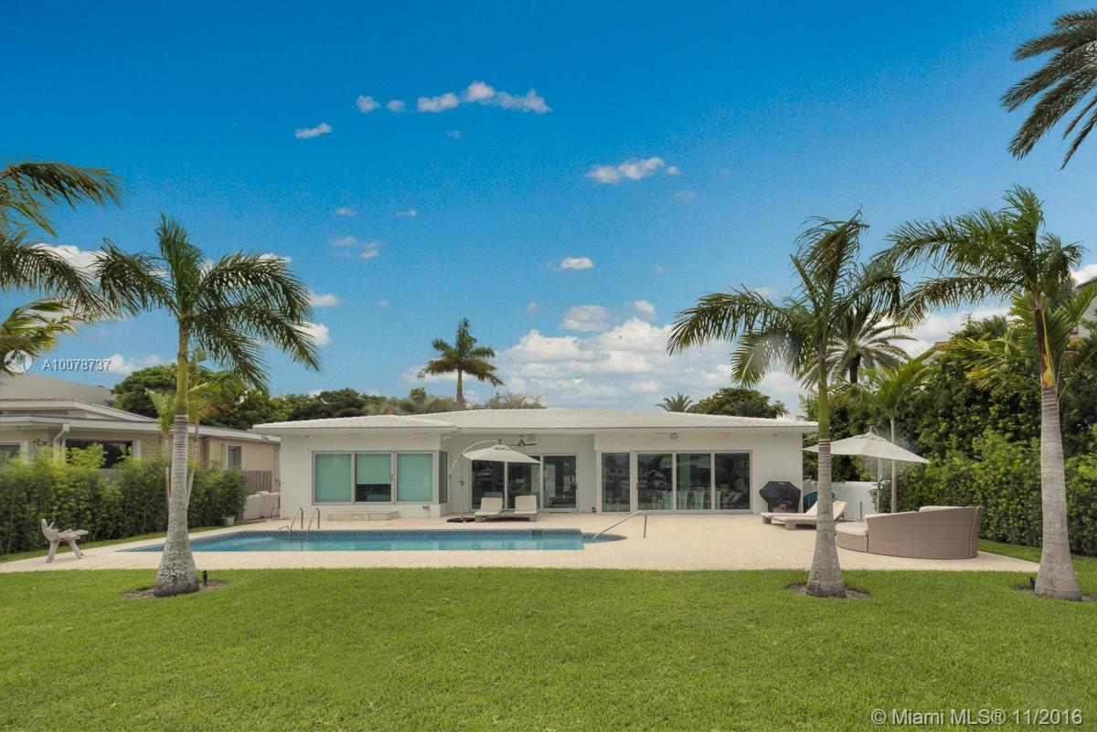 Gorgeous and classic on PineTree Drive. This exclusive home is ready to welcome your family in style, with superb entertainment spaces and a beautiful open concept kitchen/dining/family room facing the pool deck and the waterway with fully retractable bay windows to enjoy the sweet ocean breeze. High quality designer furniture and beautiful artwork. Pinetree drive in an un paralleled waterfront address in Miami Beach, with easy access to I195 and JFK Causeway. Minutes to the ocean and South Beach.