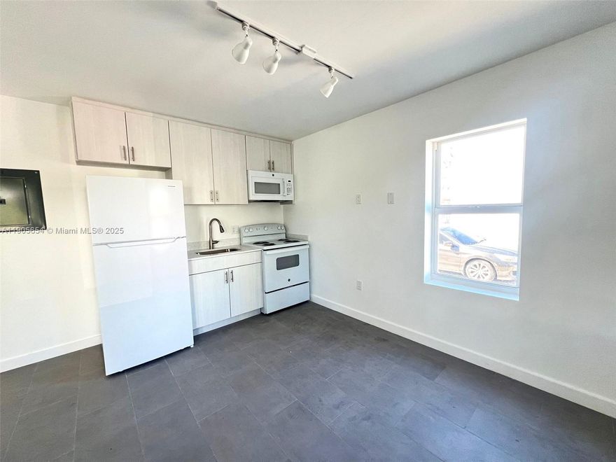 Brand new renovation featuring tile throughout, new appliances, and much more!  Great location in Downtown Miami!