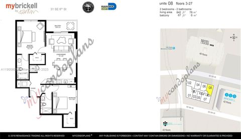 31 SE 6th St 2508 Miami FL 33131