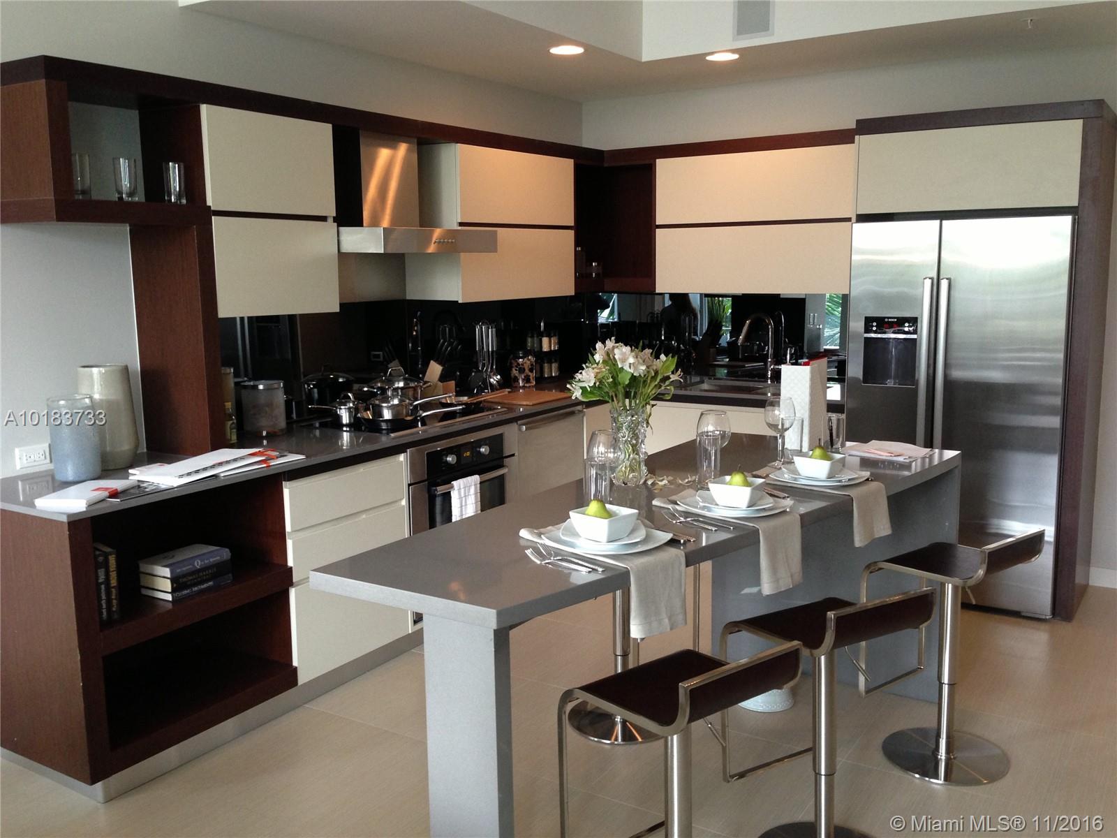 One of a kind fully furnished unit at Artecity, Model unit with top of the line designer furniture and technology package, Audio system with four zones, glass doors, fully equipped kitchen with Bosh appliances, Too many custom made features to describe. Beach chairs and towel service included 2 blocks away.