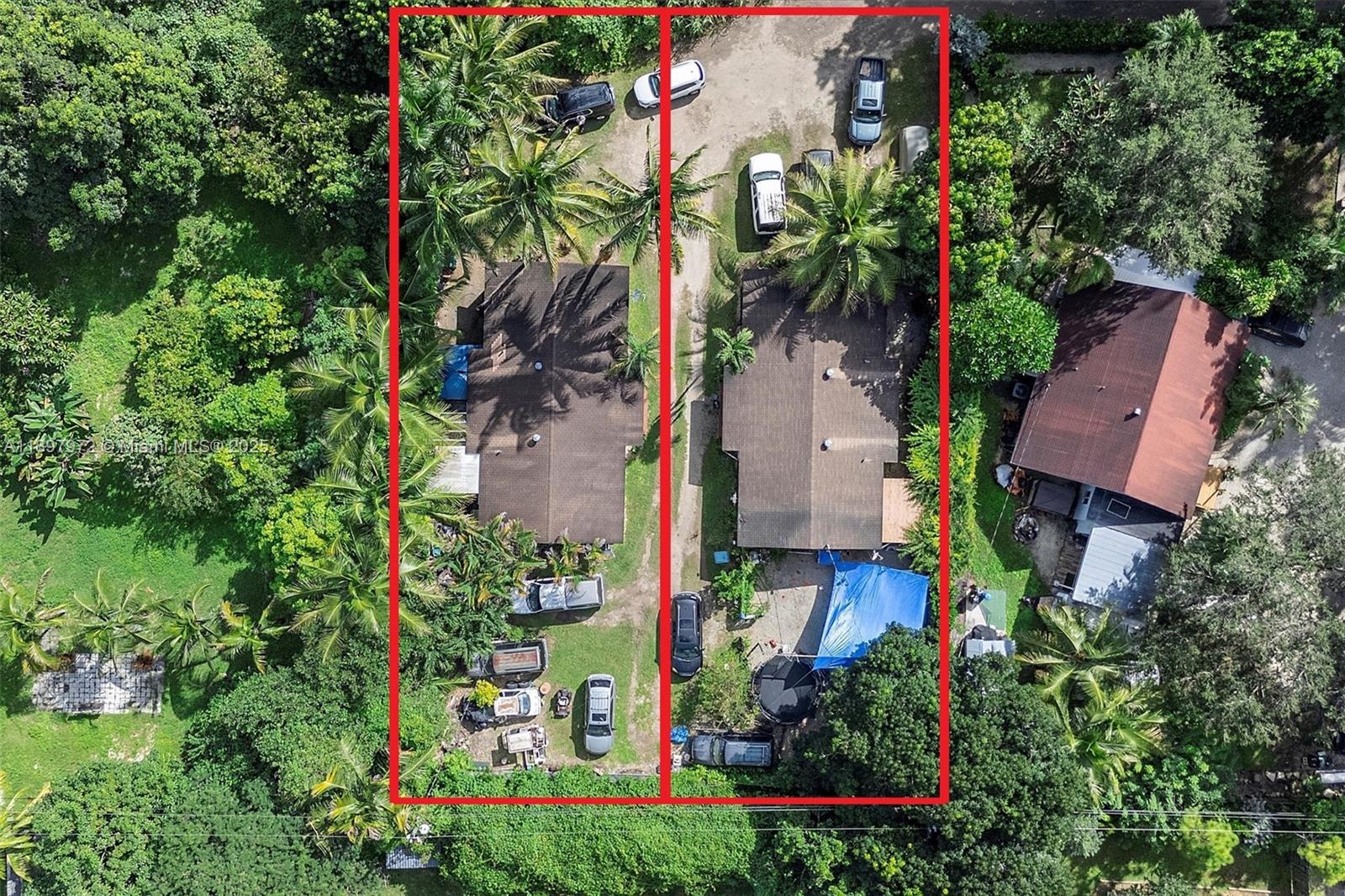 Two Adjacent Duplexes – Two-Folio Redevelopment Package in Silver Palms!
Includes 22940 & 22950 SW 156th Ave (folios 30-6916-002-0074 & 30-6916-002-0075) featuring 4 total units (each 2BR/1BA). All tenants are month-to-month with no leases or rent rolls. Properties require extensive rehab or full redevelopment. Surrounded by modern new construction, this location is ideal for builders, investors, or end-users to redevelop or build a dream home on two side-by-side lots. Sold AS-IS. Cash, hard money, or renovation loan only. Call listing agent for more details. Do not disturb tenants.