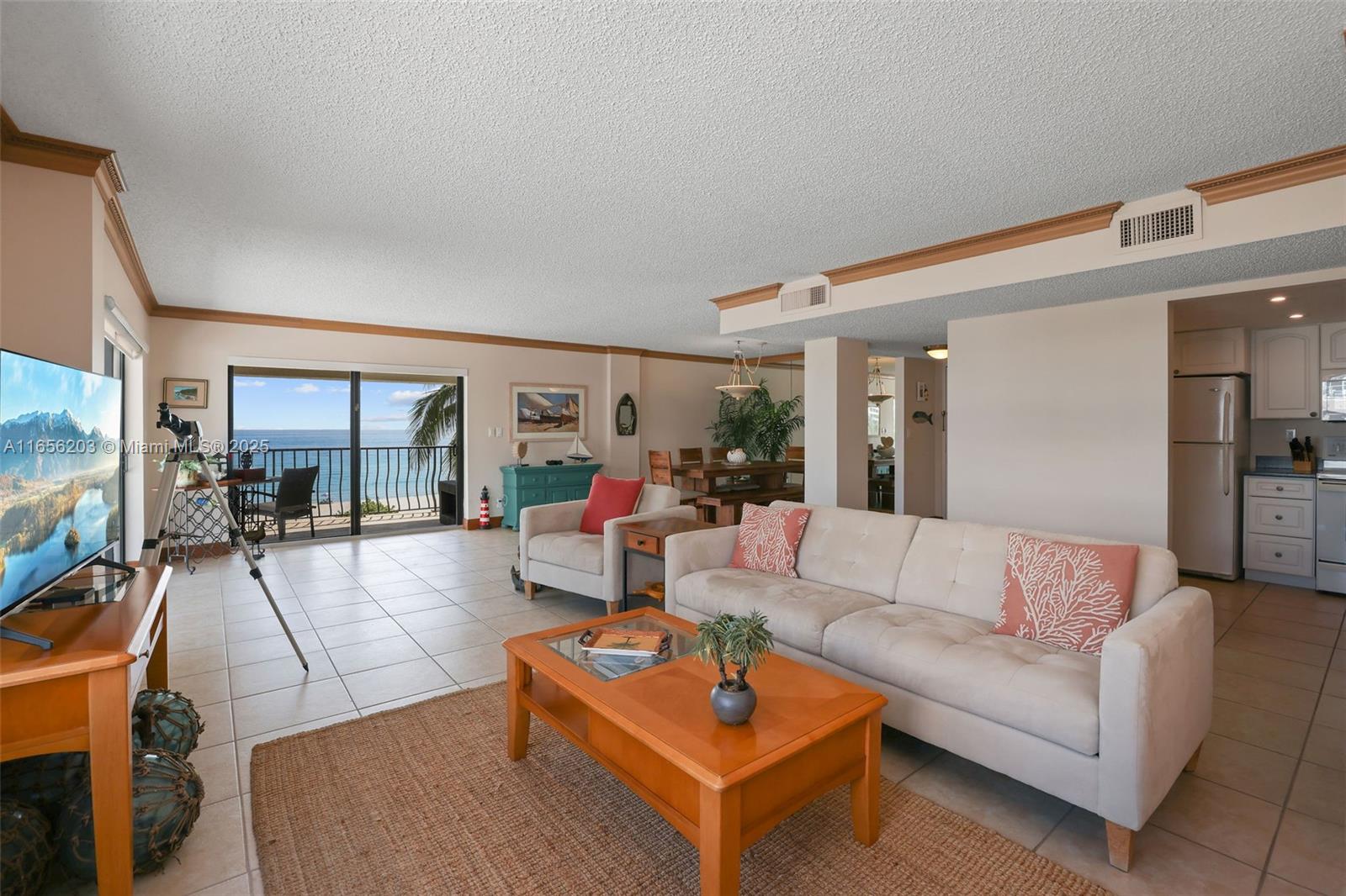 Seasonal renal available now until end of May, please contact for dates and availability. Come rent this fully furnished direct oceanfront winter vacation condo located in the heart of Miami Beach. This spacious 2 bed, 2 bath corner unit comes with 2 parking spaces and washer & dryer. With direct ocean views, the deep balconies offer lounging opportunities all day long, no matter the time of day. Primary room holds one king bed and 2nd bedroom holds two queen-sized beds. Bedrooms are equipped with electronic black out shades for maximum comfort. Enjoy a relaxing resort like lifestyle with amenities ranging from swimming pool, gym and boardwalk. Rental price includes all utilities (cable, wifi, and electricity). One time deep cleaning fee of $130. No pets.