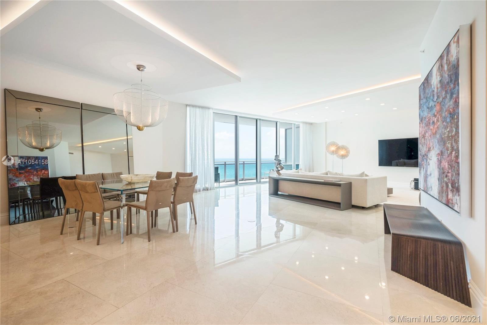 SPECTACULAR HIGH FLOOR DIRECT OCEAN RESIDENCE WITH SWEEPING INFINITY VIEW OF THE OCEAN AND INTRACOASTAL. FINISHED TO PERFECTION, IDEAL FOR ENTERTAINING. ACCESS TO WORLD-CLASS RITZ CARLTON RESORT AMENITIES.