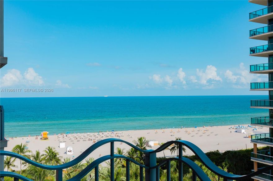 BEST OCEANFRONT DEAL IN PRIME SOUTH BEACH! NEW ON MARKET! SOUTHERN EXPOSURE! MOVE-IN-READY. Immerse yourself in the epitome of luxury living DIRECTLY on the beach in the most coveted Miami Beach location! This 1740 SF designer gut-renovated oceanfront haven boasts 2 BR's, 3 baths & is a masterpiece of coastal living. Its south-facing spacious open floorplan is perfect for entertaining & family time. Wide plank porcelain floors, stunning open kitchen w/Miele/SubZero appliances & waterfall countertop, 19 ft primary BR w/huge ensuite bath w/soaking tub, Sonos sound system & more await you. Wake up to sunrises over the ocean & relax w/stunning skyline sunsets from your expansive terrace accessible from every room. Located on a private cul-de-sac in the best oceanfront location in South Beach directly on the famous Miami Beach boardwalk & walking distance to the best Miami Beach has to offer: Ocean Dr, Lincoln Rd, the Symphony, Bass Museum, shopping, fine dining & cafes. Resort amenities include: private beach club w/umbrella, lounge & towel service, steam room & sauna, fitness center, private gated garden w/outdoor kitchen, heated saltwater pool/spa & in-season fitness classes & parties!  Offered fully TURNKEY w/Restoration Hardware furnishings included. Landmark architectural building has $1.3M in Reserves & 25 year recertification completed & paid in full by Seller. This is the real deal. Priced to sell. Won’t last. Bring offers.
