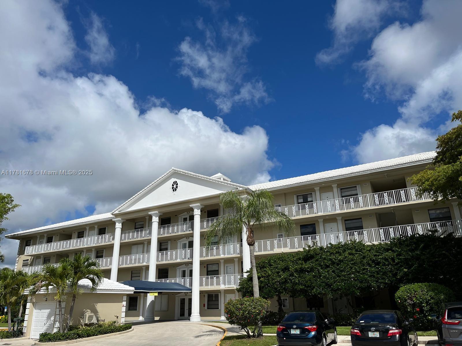 Spectacular Golf and Lake View from living room and Master Bedroom. Very Spacious 2 Bed / 2 Full Bath with large storage/laundry room. Updated Kitchen, fans and Hunter Douglas blinds. Community offers, club house, pools and sidewalks. Building has elevator. Convenient located to I95, WPB airport, downtown & shopping. Water and Cable included
