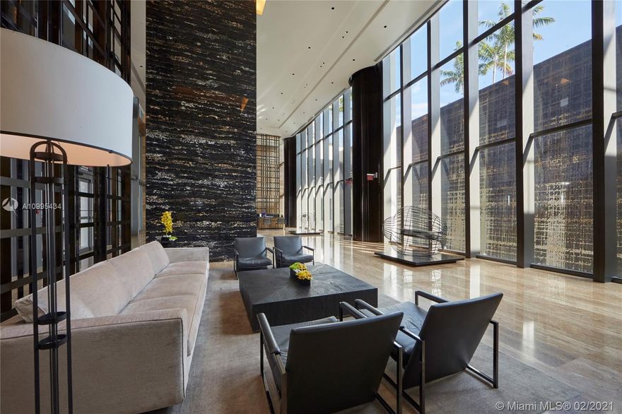 Located within the ultra desirable South of Fifth neighborhood, the Apogee is the Pinnacle of Luxury Living & stands in a league of its own. This sprawling 4,154 SF Corner layout features 3 Bedrooms + Den / Theater & 3.5 Baths complimented by 10' Ceilings , limestone floors, custom chefs kitchen w/ top of the line appliances & views of the Atlantic Ocean, Fisher Island & Downtown Miami Skyline. Residence 801 boasts a 2,433 SF covered wraparound terrace that is 11' deep & a summer kitchen which offers an incredible setting to entertain & enjoy the Miami lifestyle. Park your luxury vehicles inside your own private 2 car AC enclosed garage. The Apogee offers an unrivaled lifestyle w/ 5 star amenities & the highest level of security in Miami Beach. Steps away from the Best Dining in Town